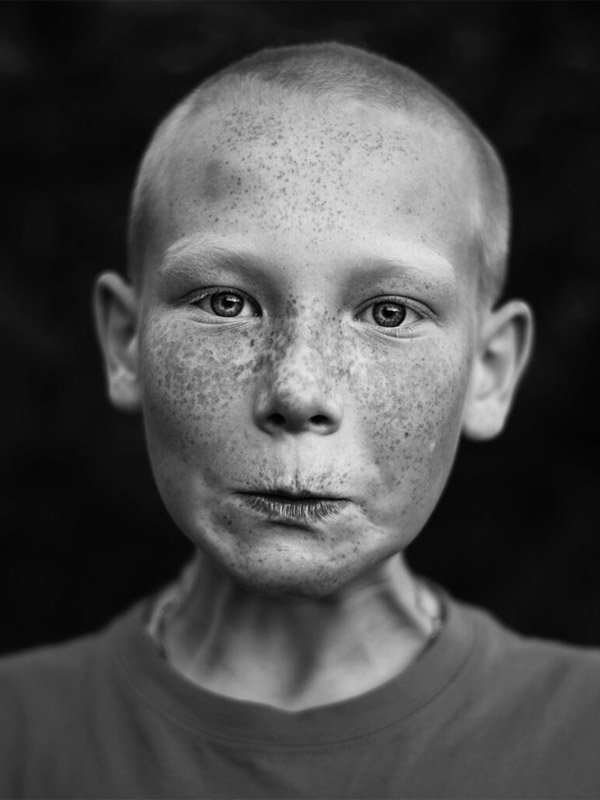 portrait of a young boy